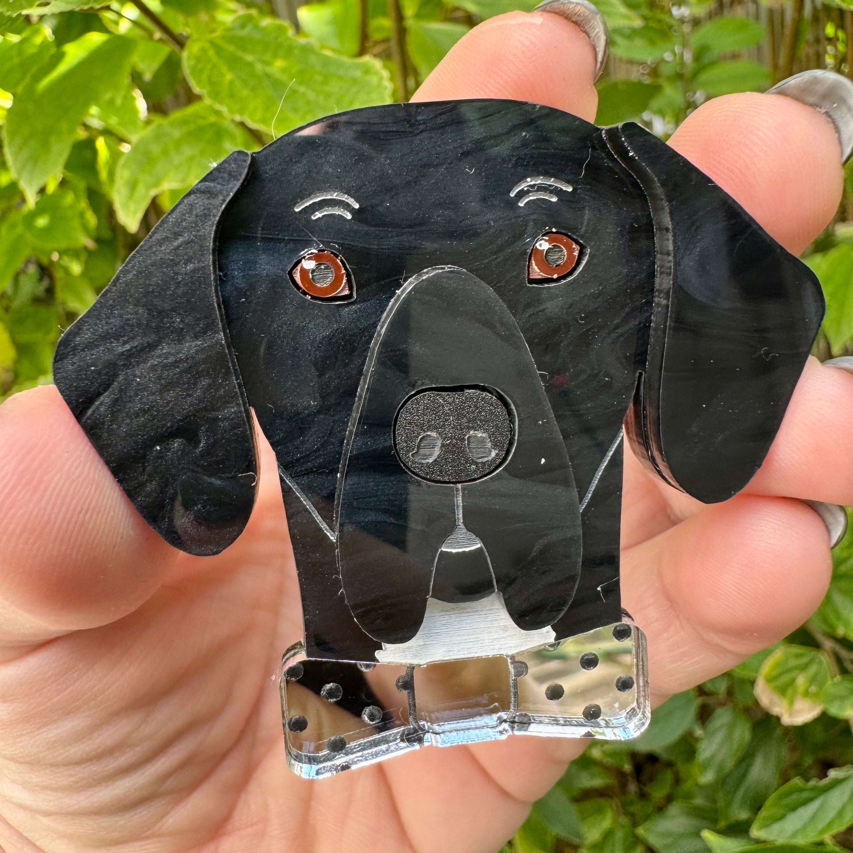 George The Great Dane Keyring