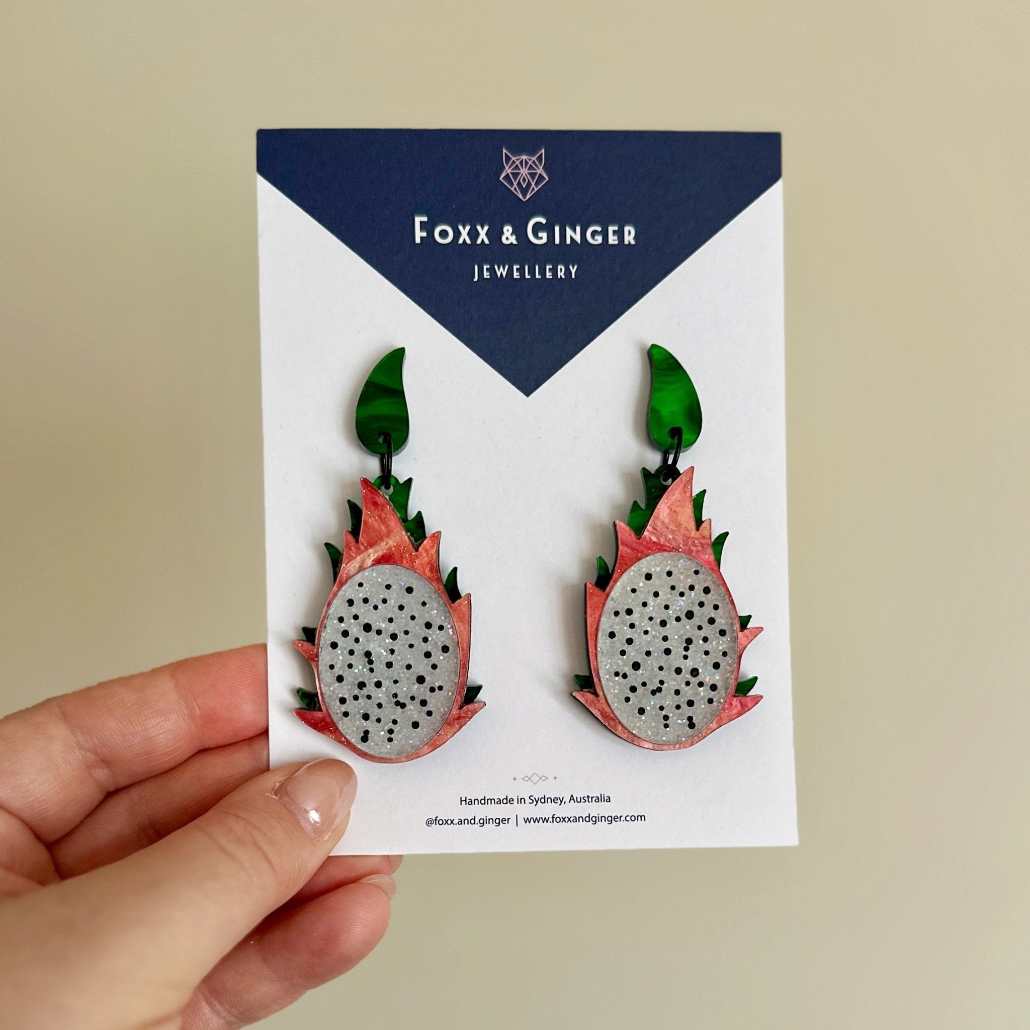 Abso - Dragonfruit - ly Earrings - Foxx & Ginger