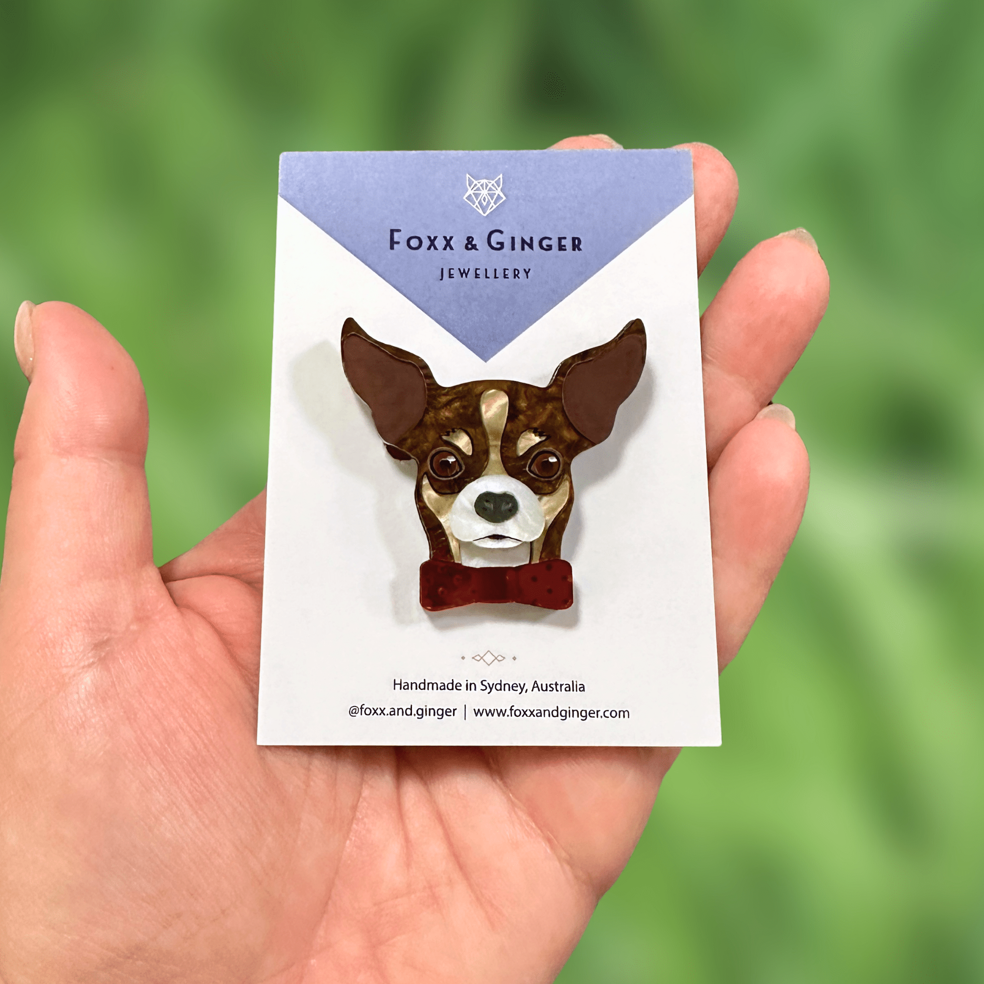 Chloe the Chihuahua Brooch - Foxx & Ginger