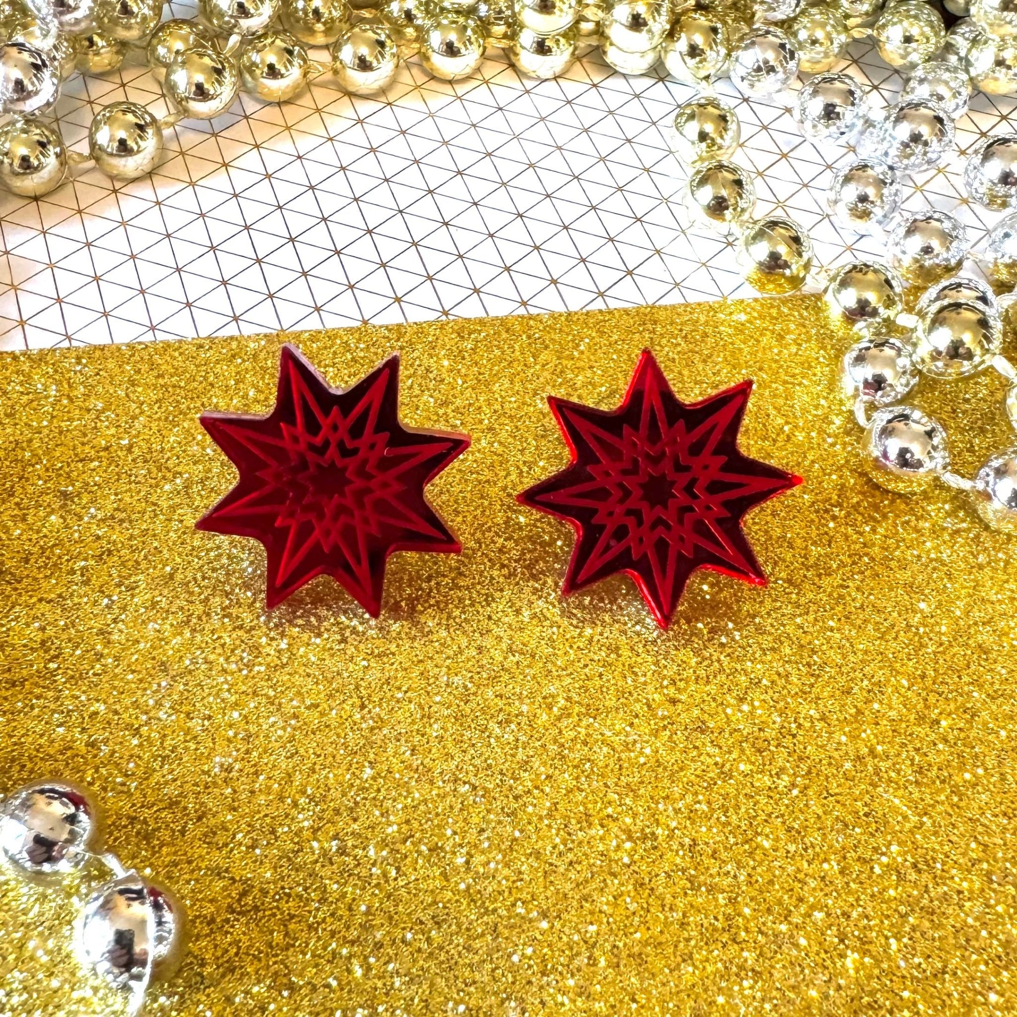 Christmas Star Stud - Foxx & Ginger