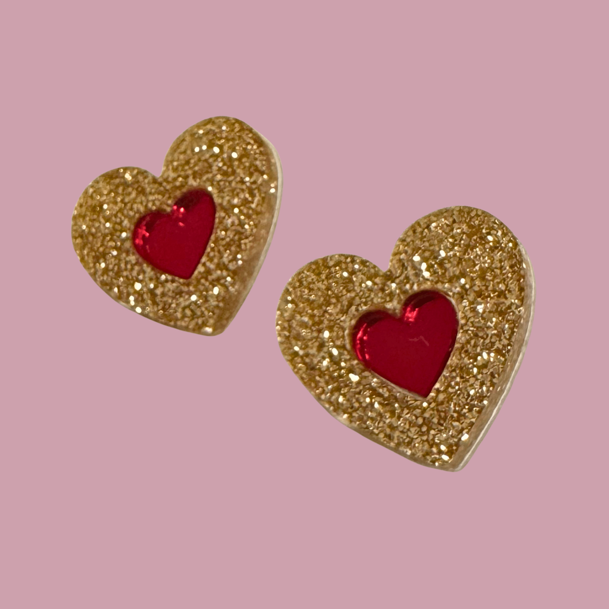 Beating Heart Stud - Foxx & Ginger