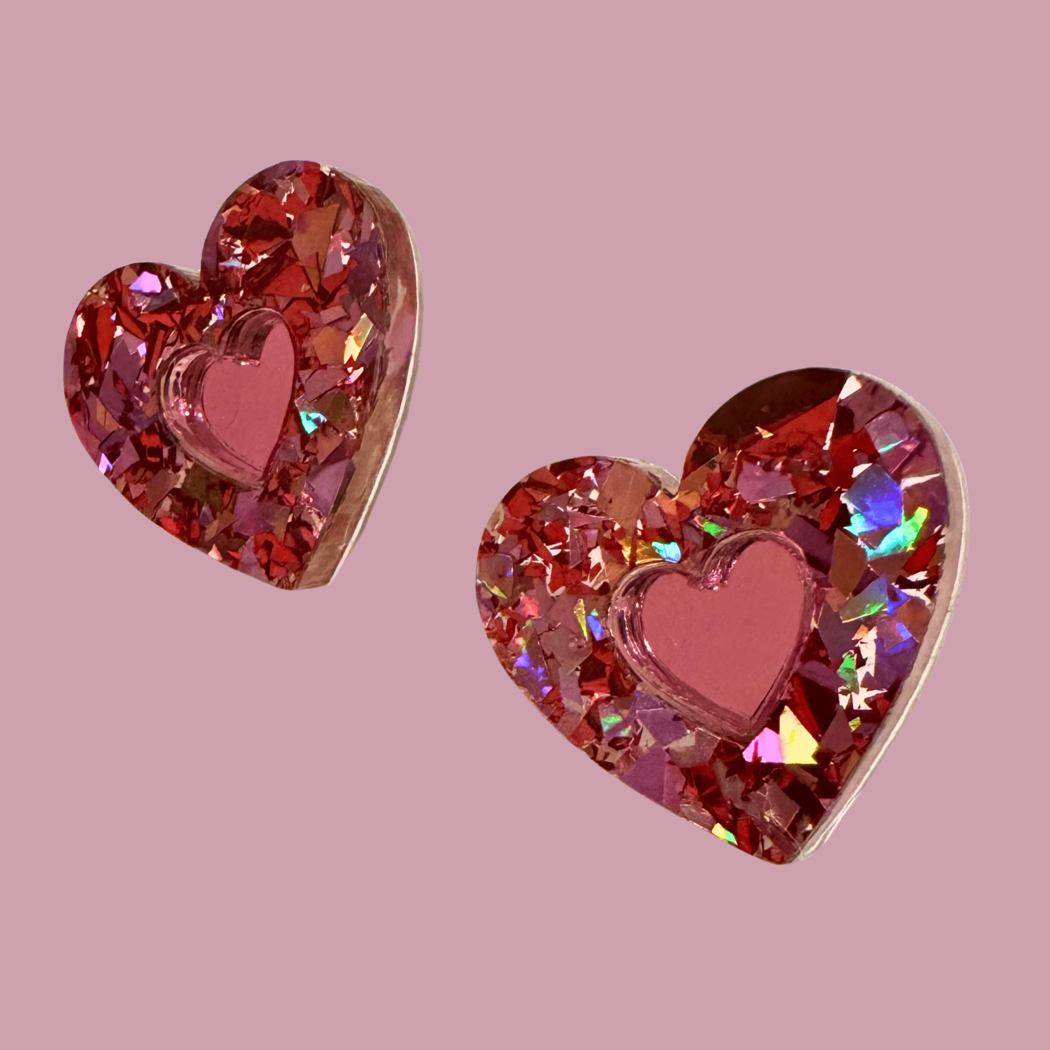 Beating Heart Stud - Foxx & Ginger