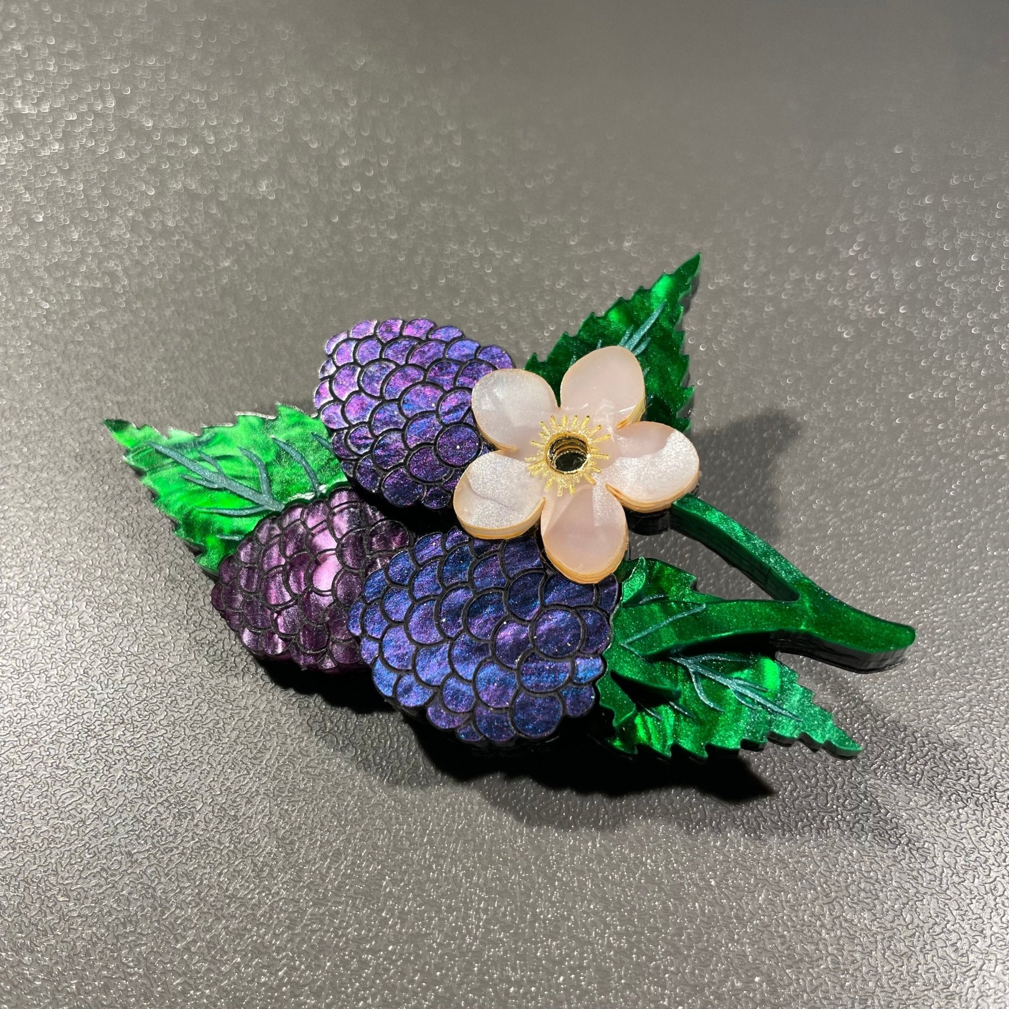 Blackberry Jam Brooch - Foxx & Ginger