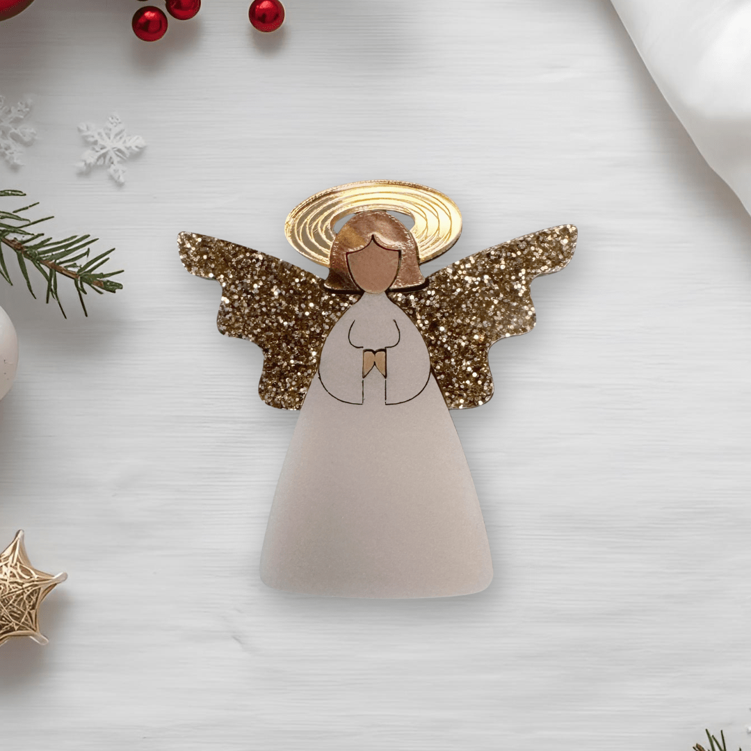 Christmas Angel Brooch - Foxx & Ginger