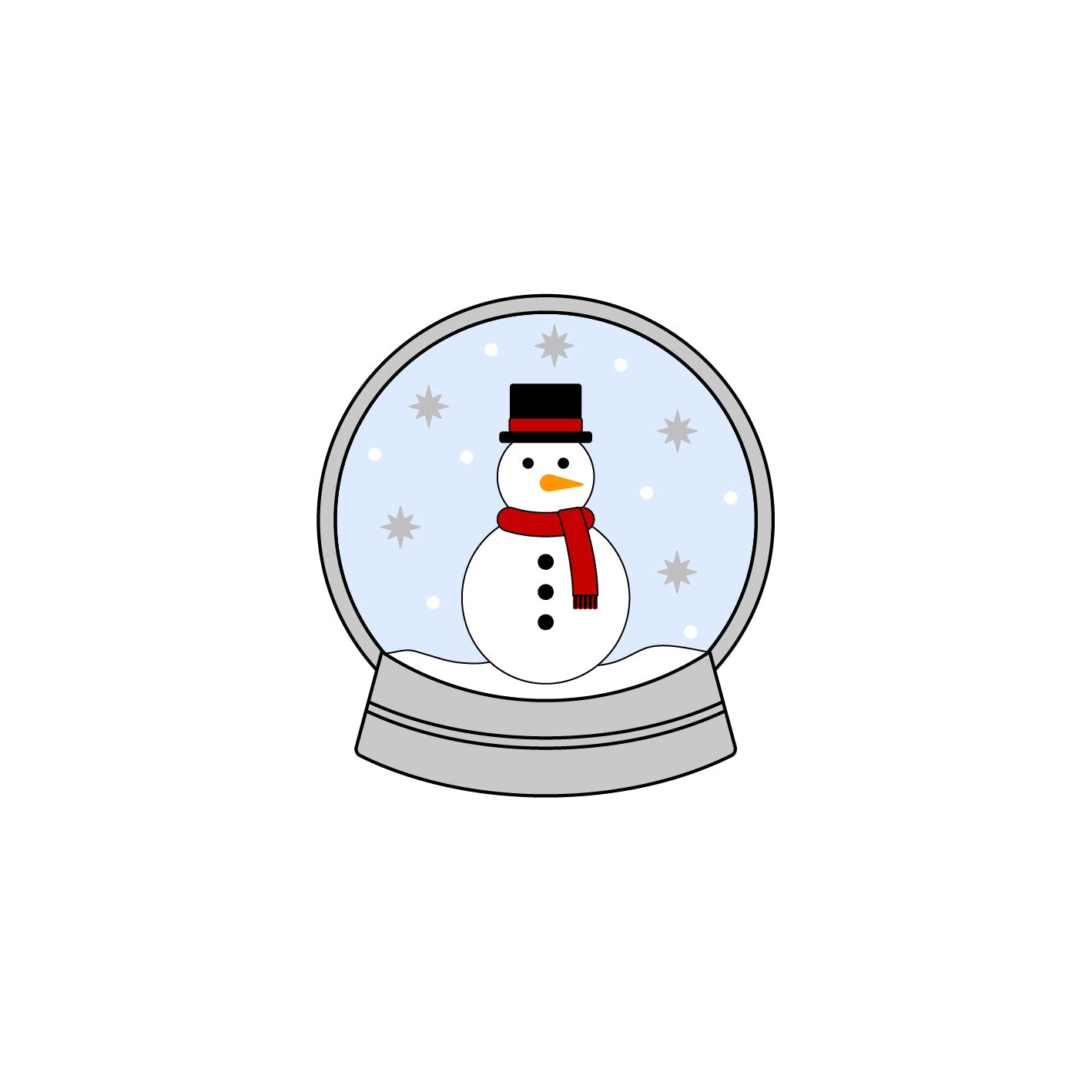 Christmas Snow Globe Brooch - Foxx & Ginger