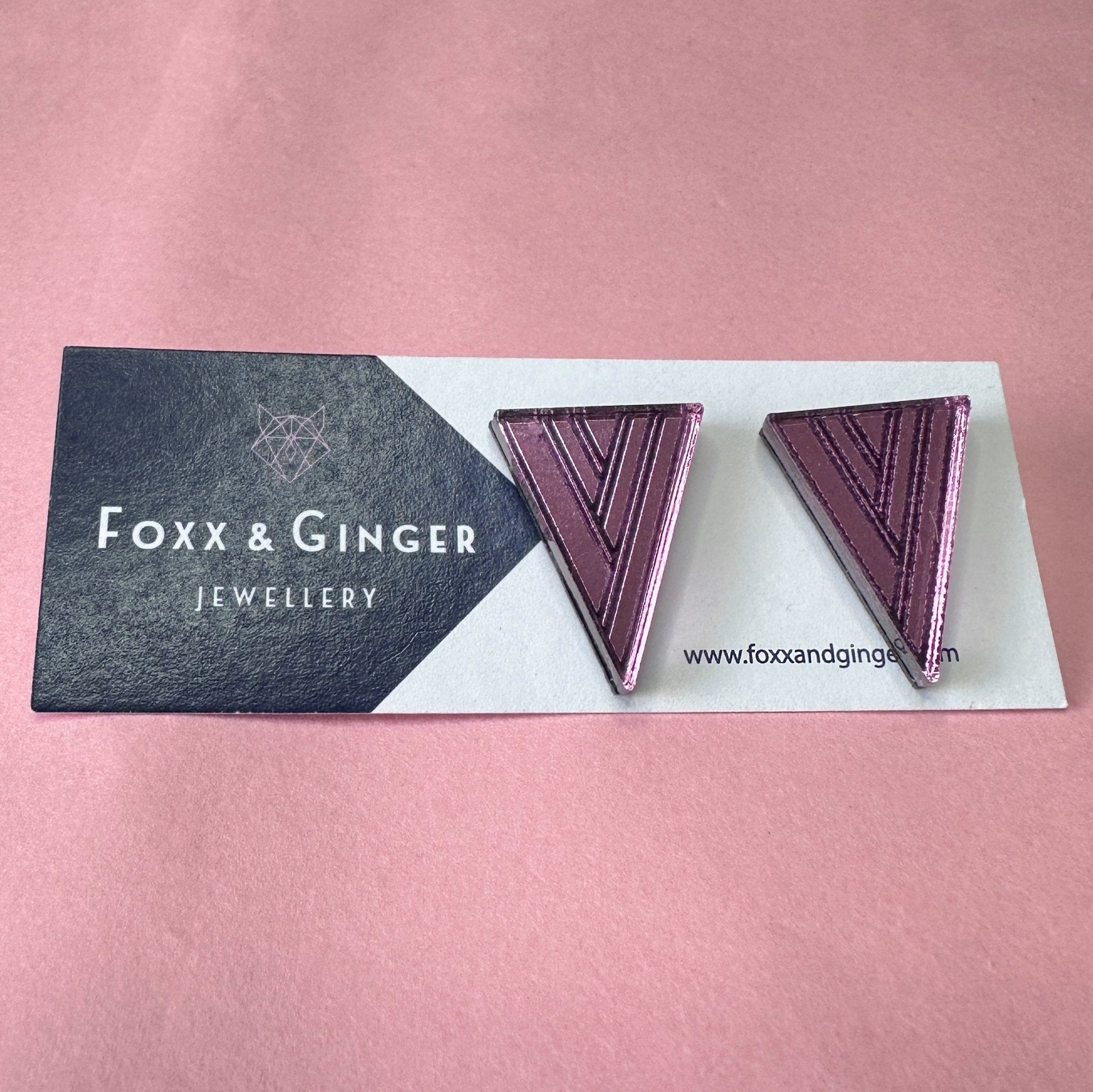 Deco Delights Mini Stud Pair - Foxx & Ginger