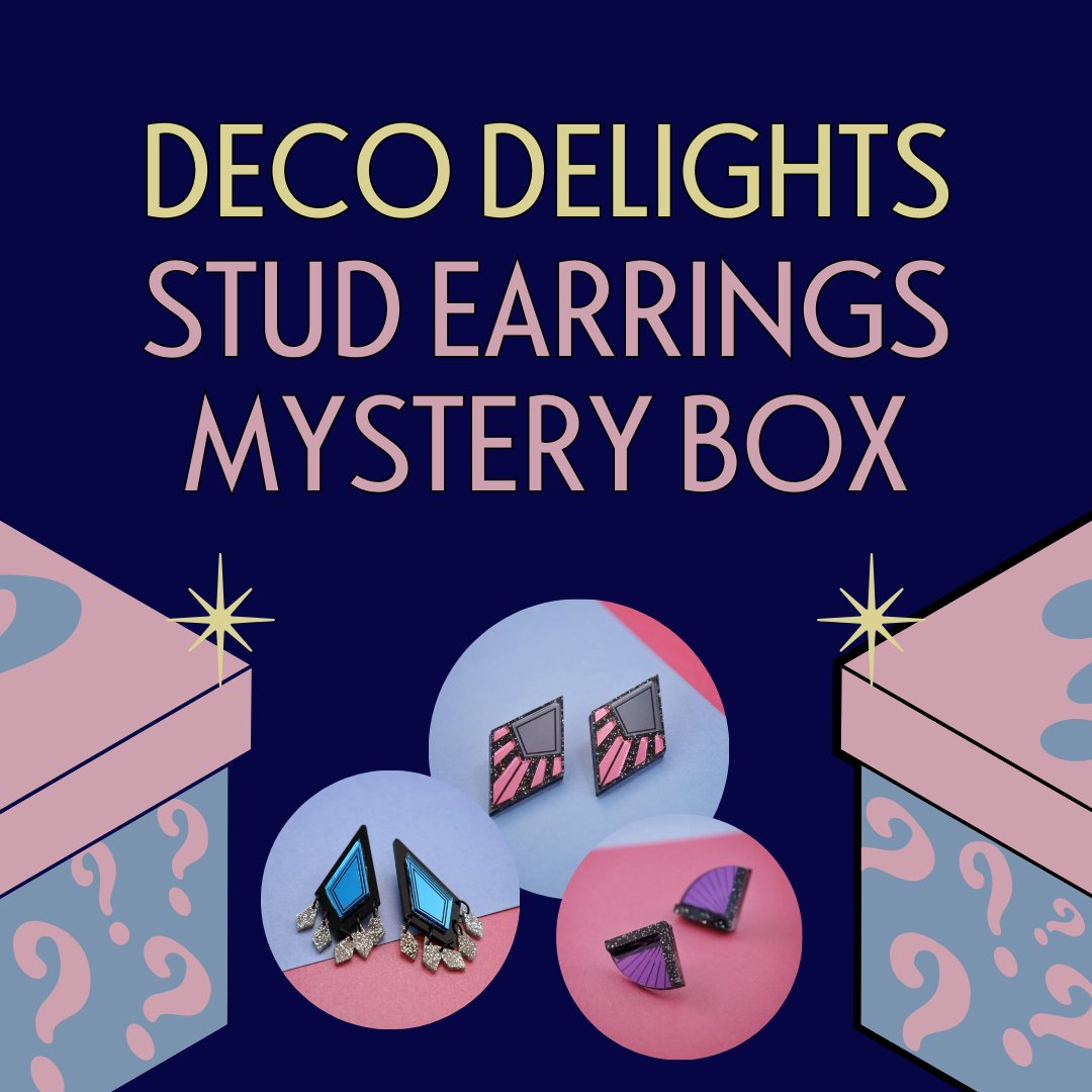 Deco Delights Stud Earrings Mystery Box - Foxx & Ginger