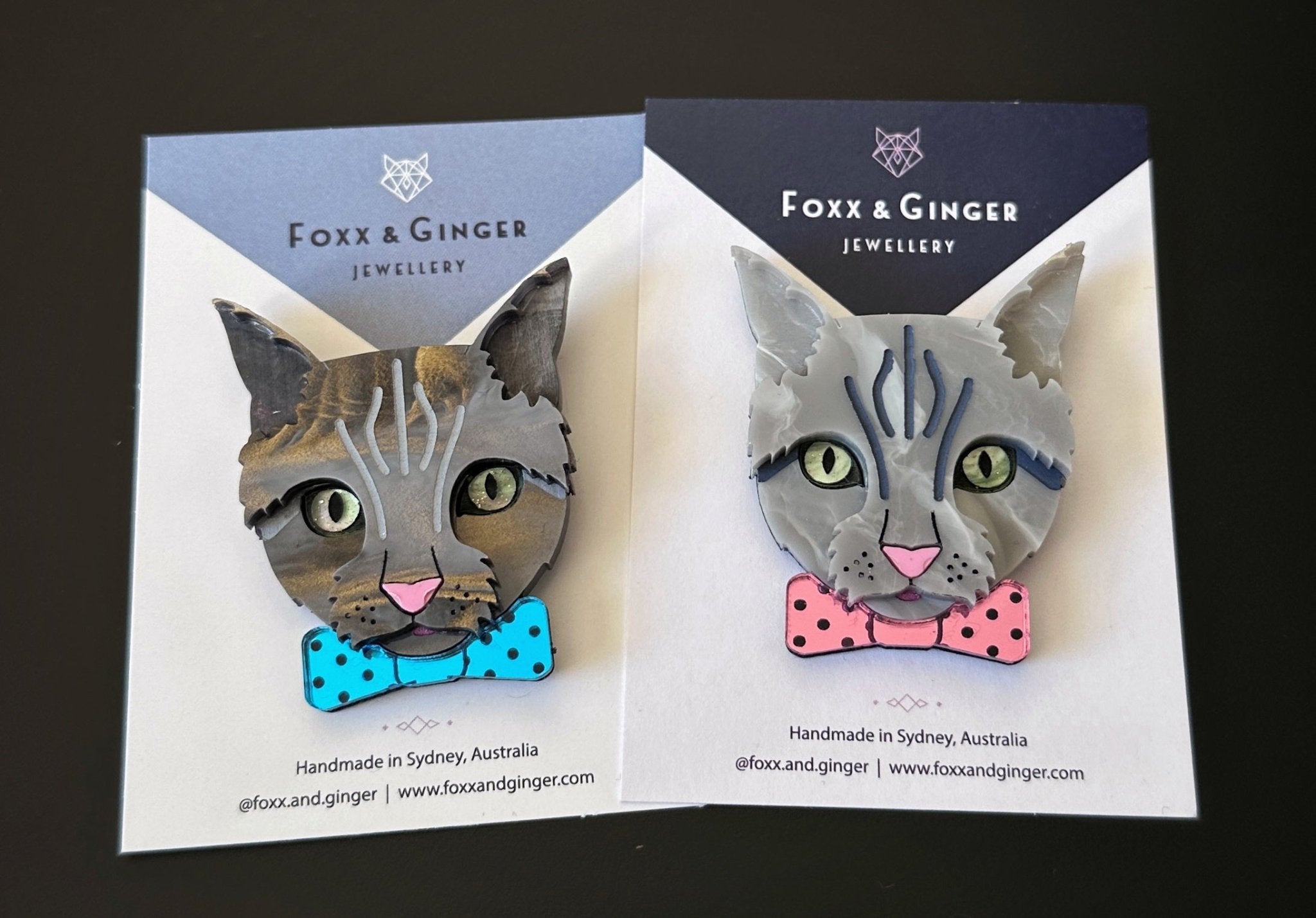 Felix the Grey Tabby Cat - Foxx & Ginger