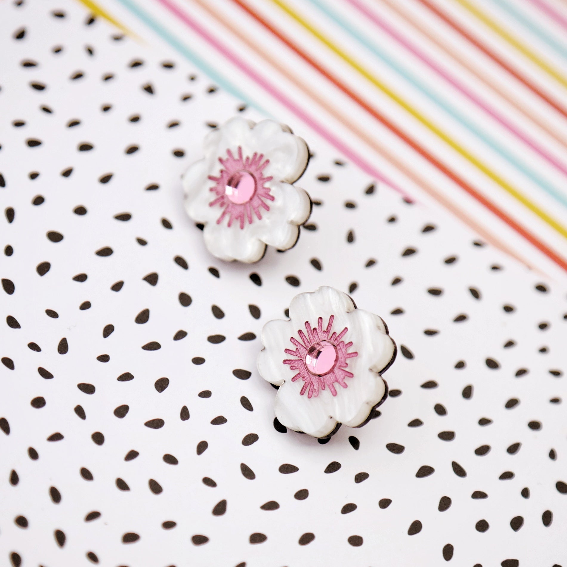 FREE GIFT: Peach Blossom Earring - Foxx & Ginger