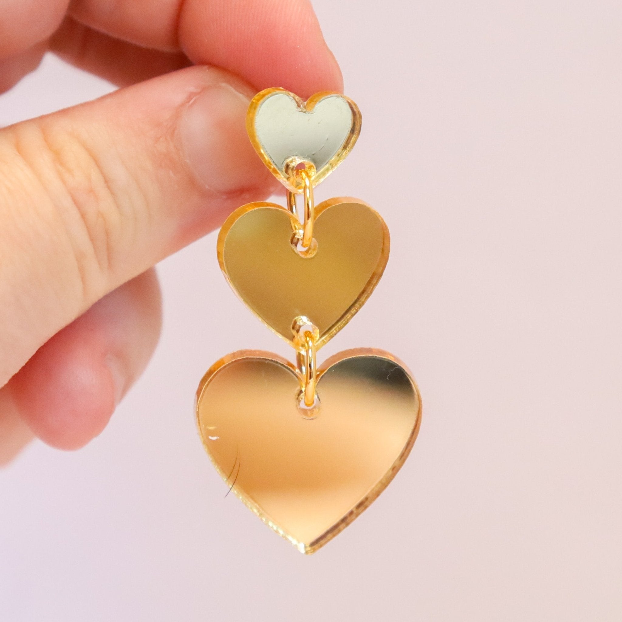 Growing Heart Droplet Dangle - Foxx & Ginger