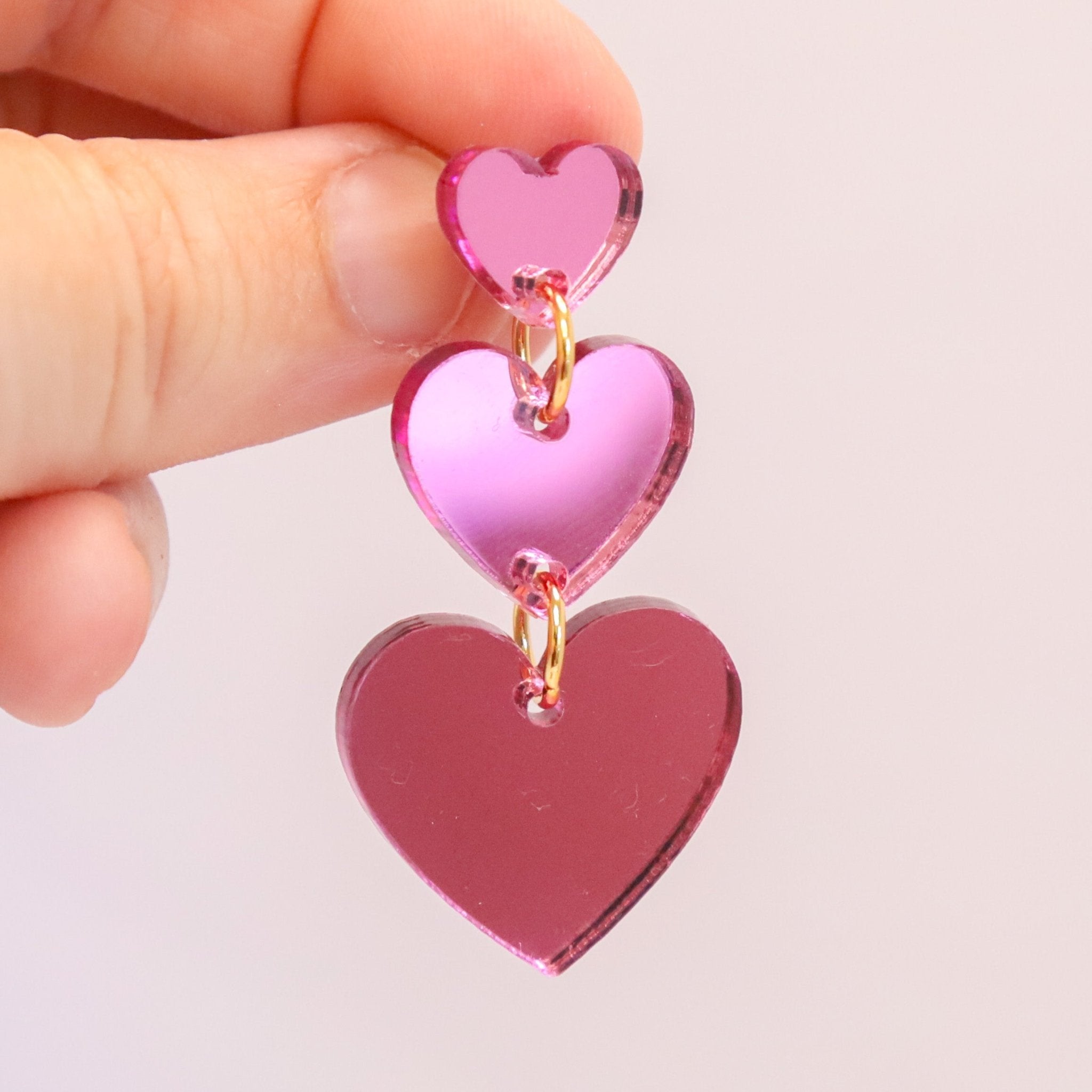 Growing Heart Droplet Dangle - Foxx & Ginger