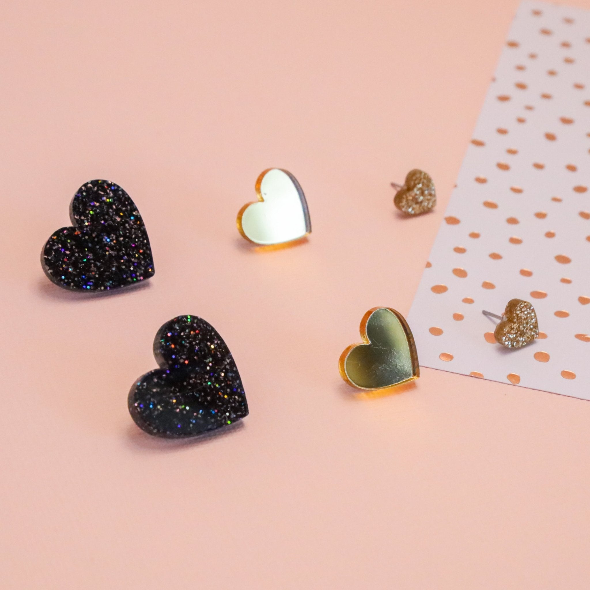 Heart Stud Pack - Foxx & Ginger