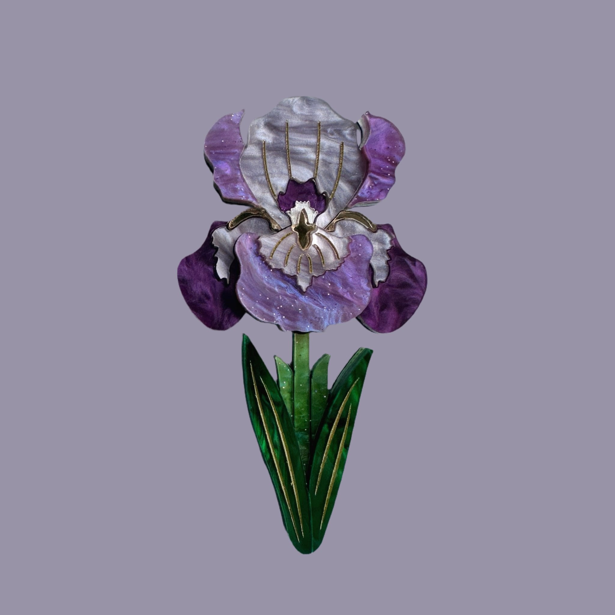 Iris Brooch - Foxx & Ginger