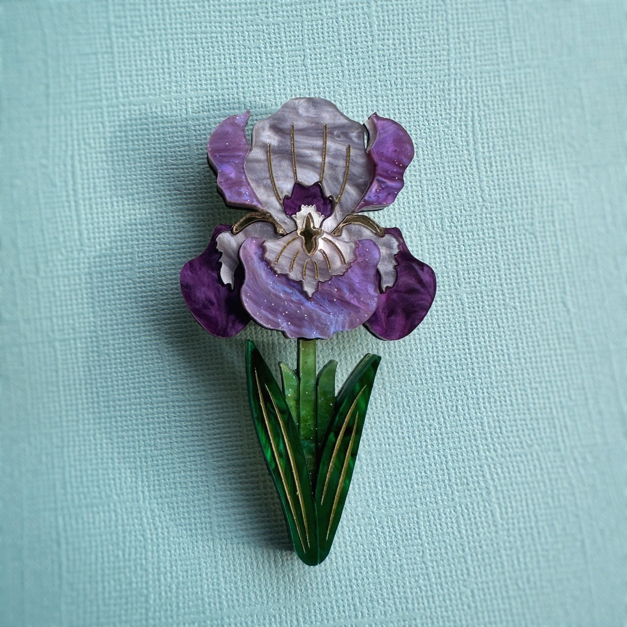 Iris Brooch - Foxx & Ginger