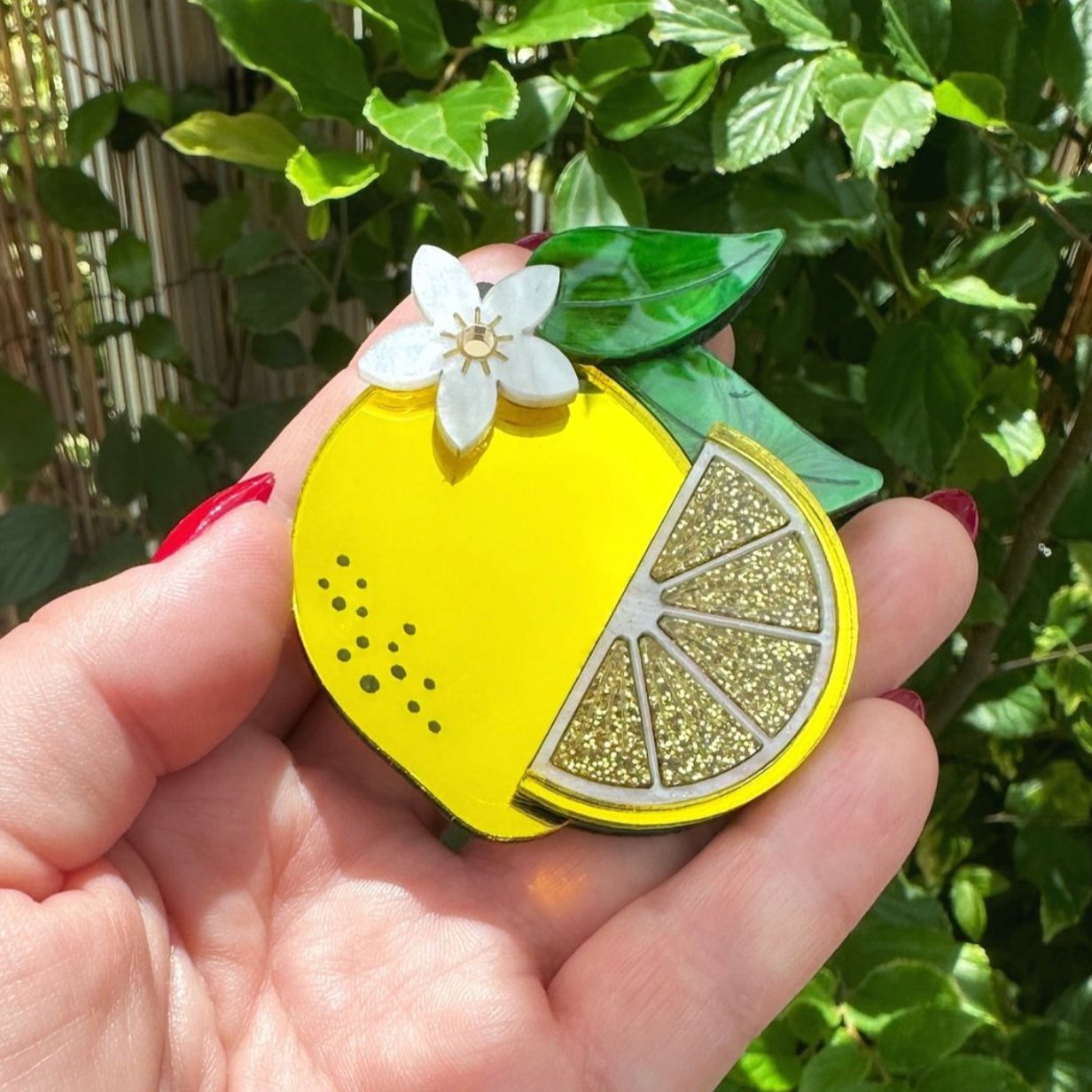 Lemon Squeezy Brooch - Foxx & Ginger