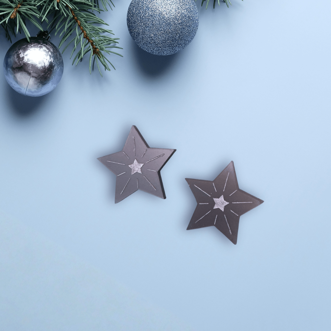 Mini Christmas Star Earrings - Foxx & Ginger