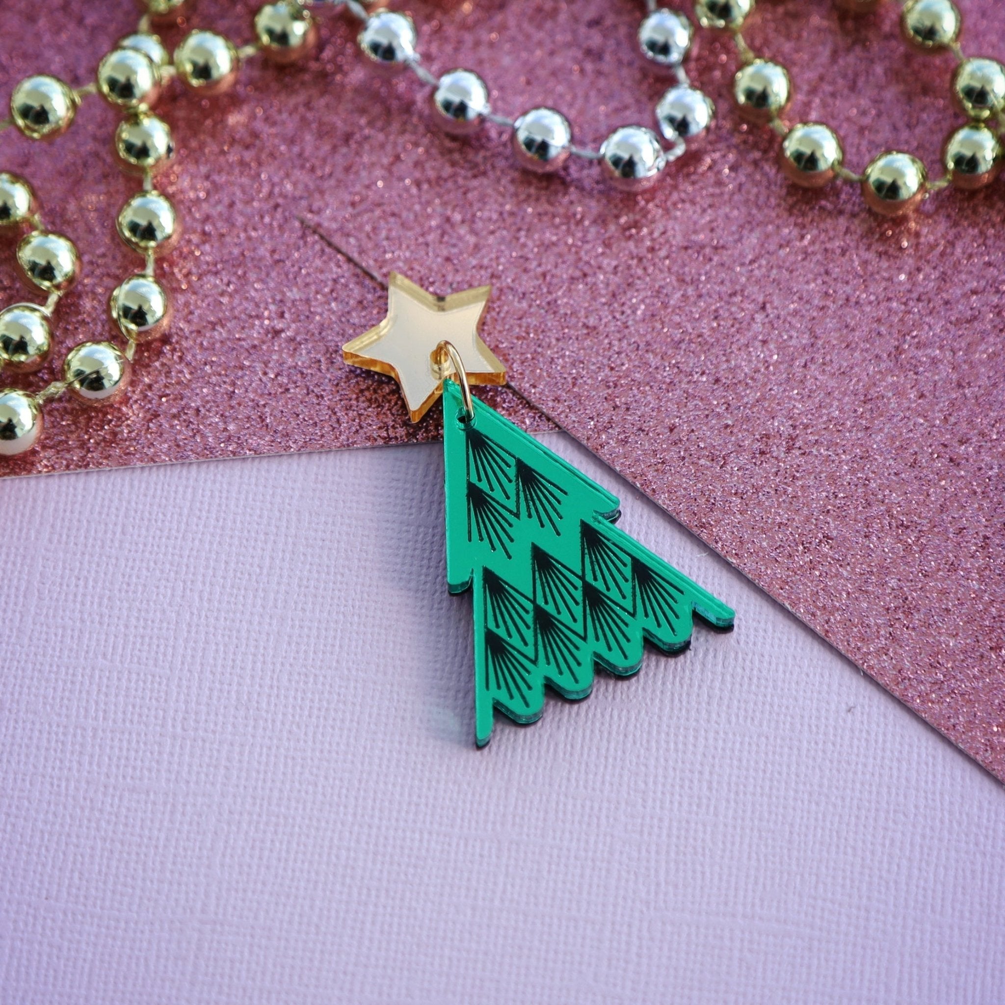 O' Christmas Tree Earrings - Foxx & Ginger