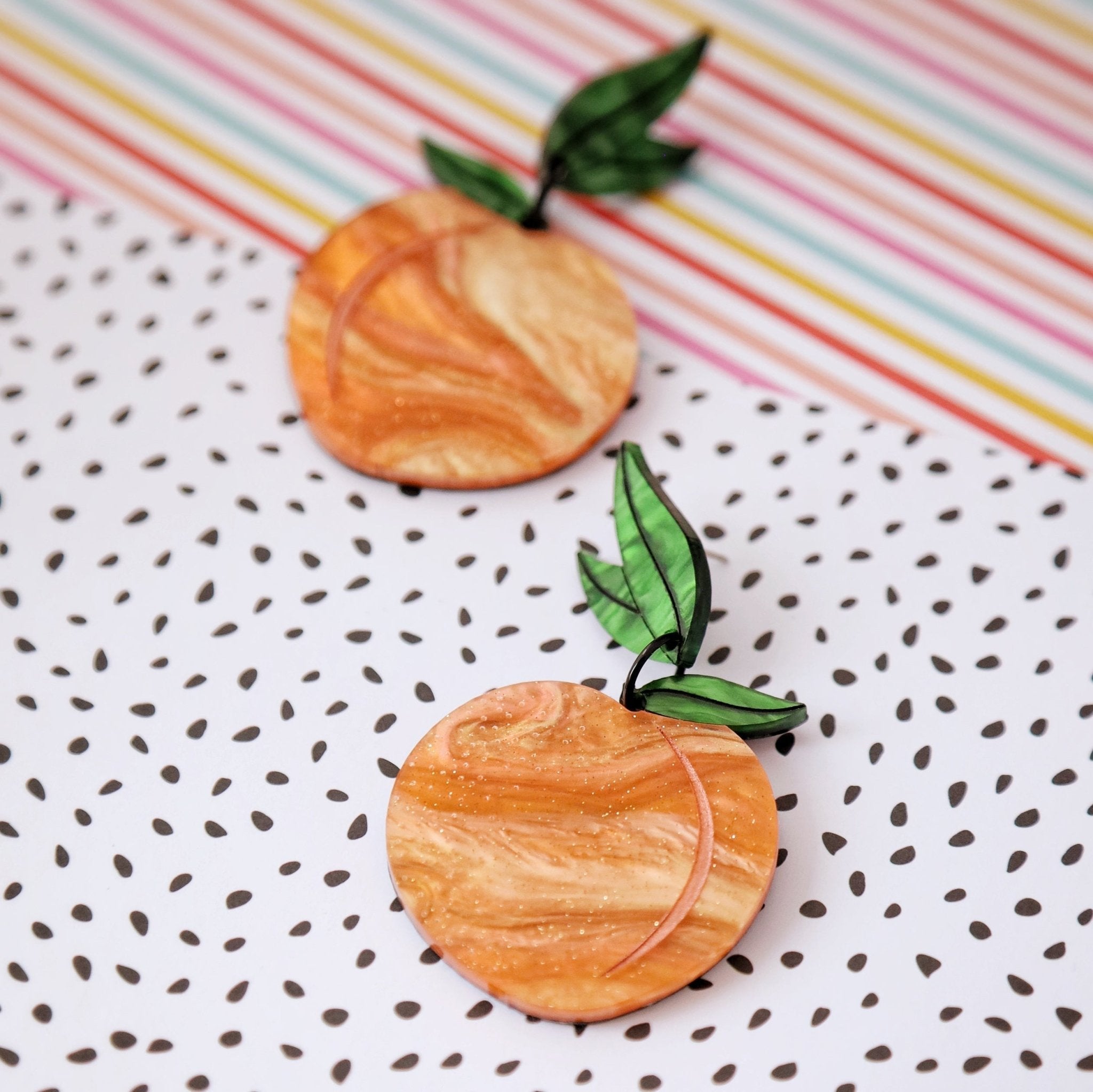 Peachy Keen Earrings - Foxx & Ginger