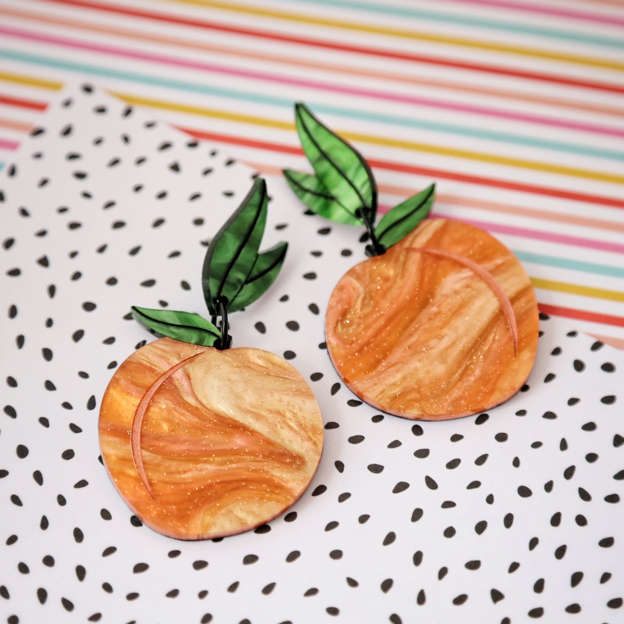 Peachy Keen Earrings - Foxx & Ginger