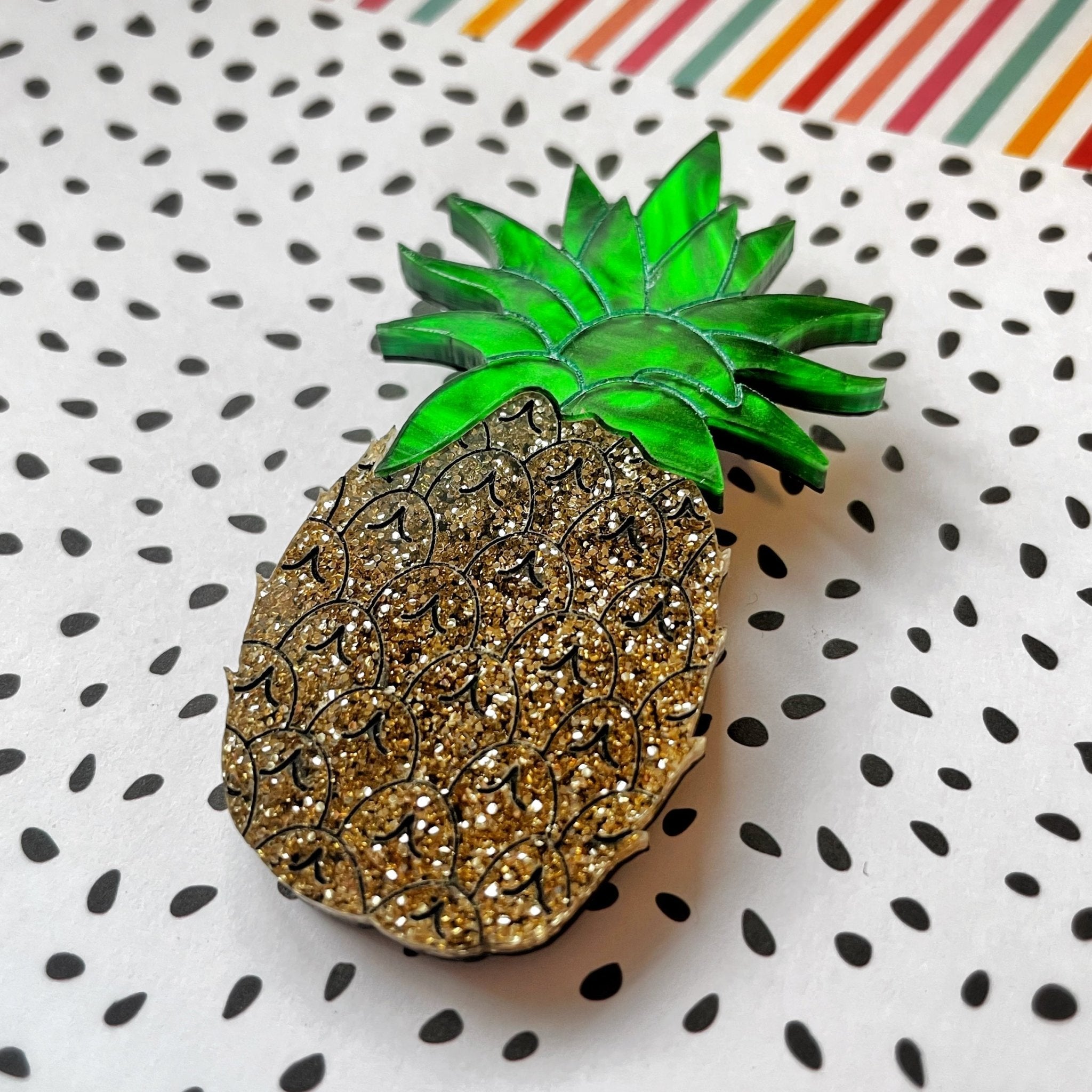 Pineappley Ever After Brooch - Foxx & Ginger