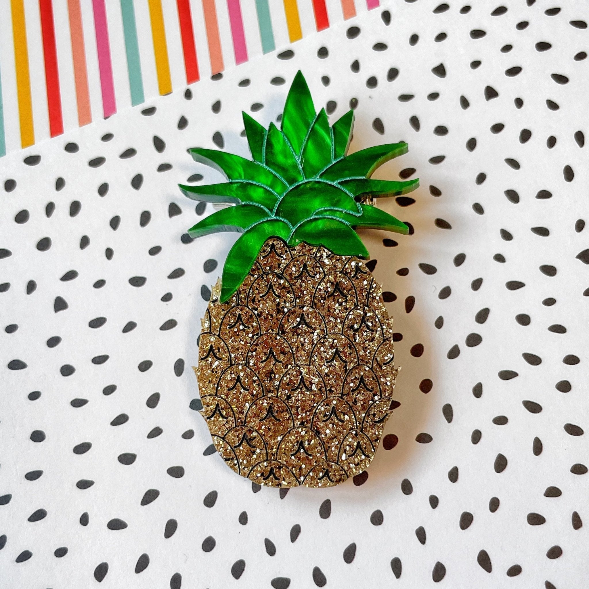 Pineappley Ever After Brooch - Foxx & Ginger