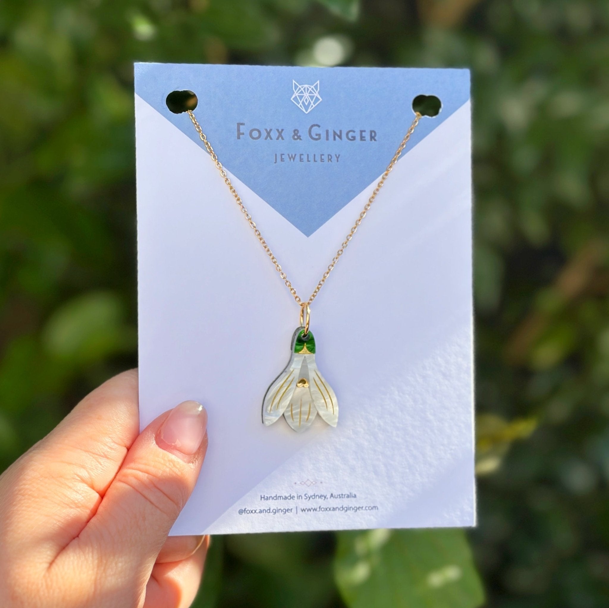 Snowdrop Necklace - Foxx & Ginger