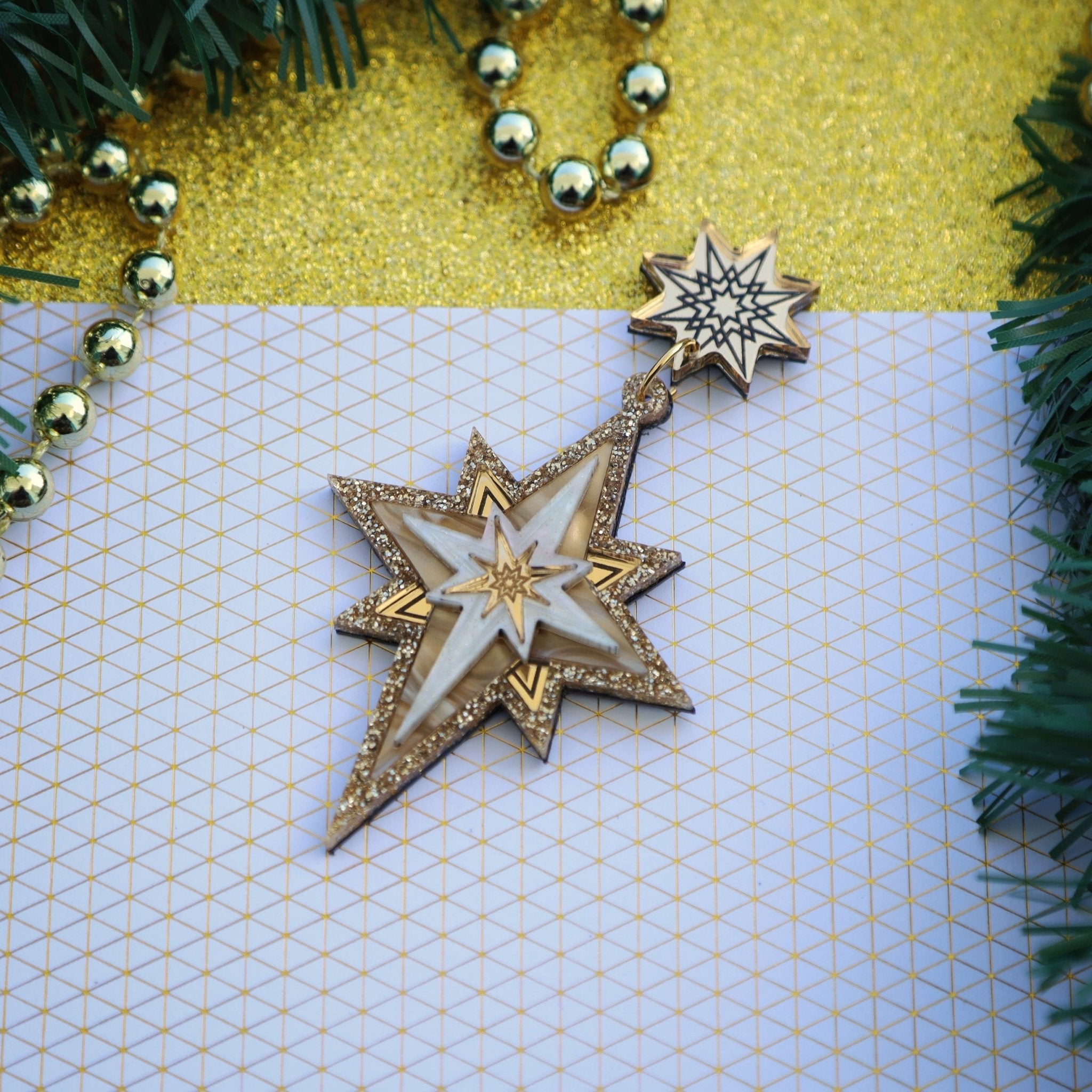 Star Light, Star Bright Statement Earring - Foxx & Ginger