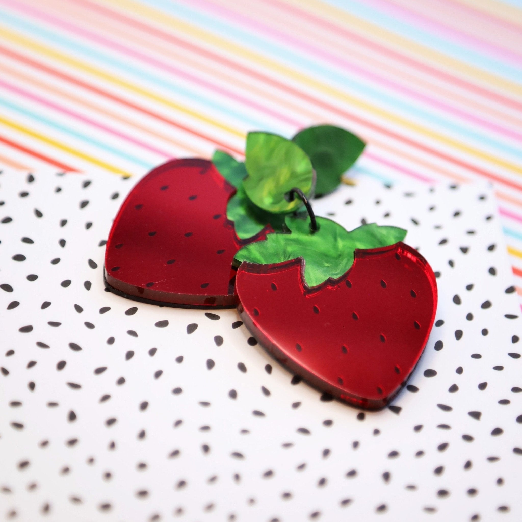 Strawberry Fields Earrings - Foxx & Ginger