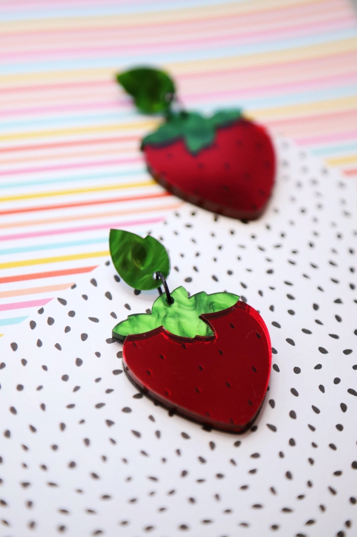 Strawberry Fields Earrings - Foxx & Ginger